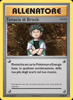 Tenacia di Brock card in Italian