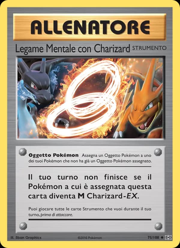 Legame Mentale con Charizard card in Italian