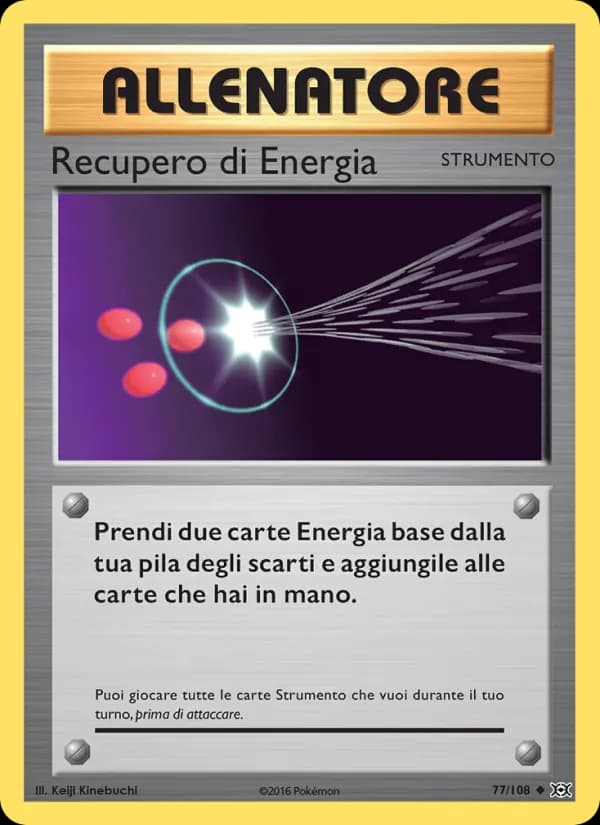 Recupero di Energia card in Italian