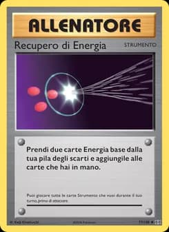 Recupero di Energia card in Italian