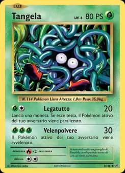 Tangela card in Italian