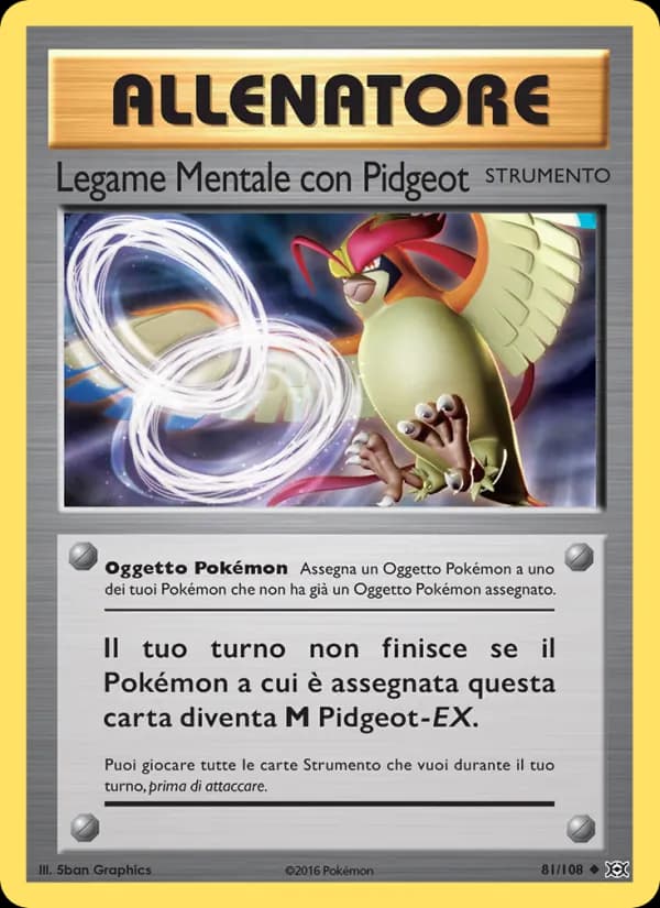 Legame Mentale con Pidgeot card in Italian