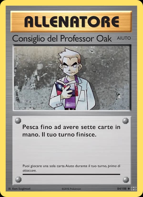 Consiglio del Professor Oak card in Italian