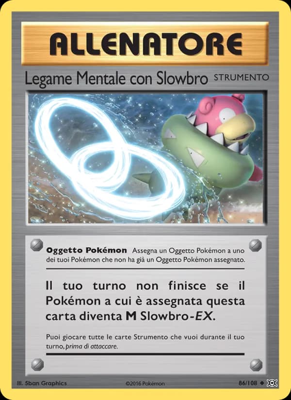 Legame Mentale con Slowbro card in Italian