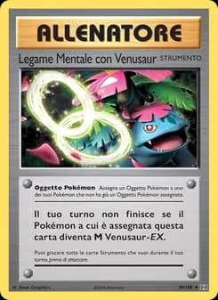 Legame Mentale con Venusaur card in Italian