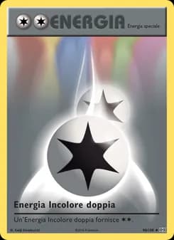 Energia Incolore doppia card in Italian