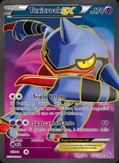Toxicroak EX card in Italian