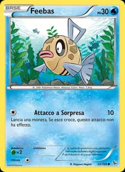 Feebas card in Italian
