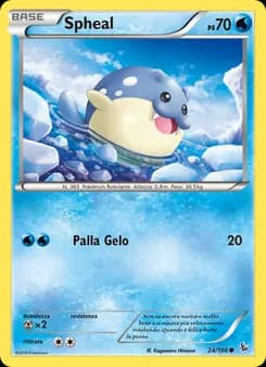 Spheal card in Italian