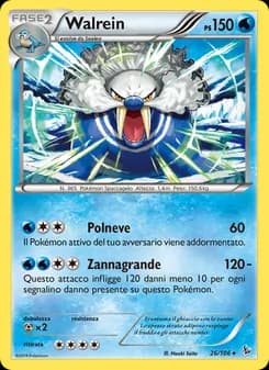 Walrein card in Italian