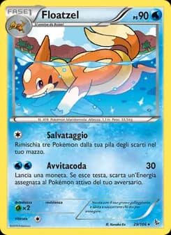 Floatzel card in Italian