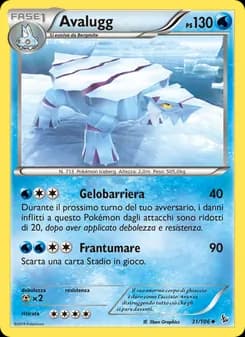 Avalugg card in Italian