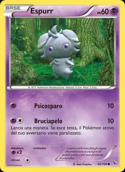 Espurr card in Italian