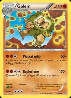 Golem card in Italian