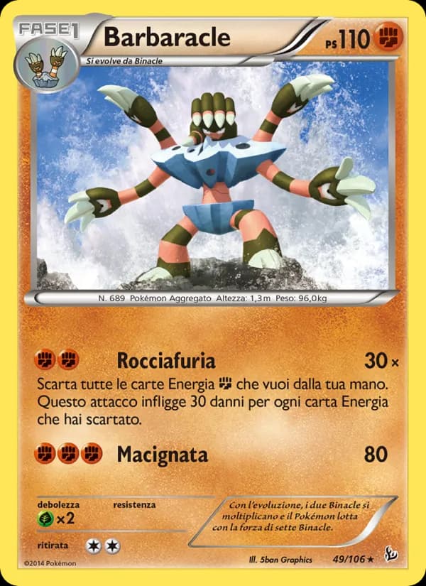 Barbaracle card in Italian