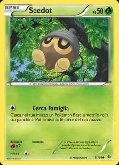 Seedot card in Italian