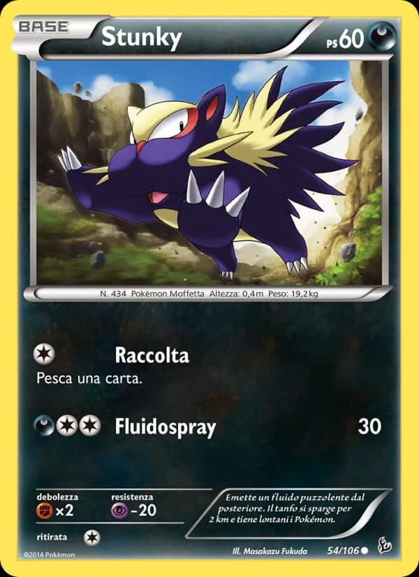 Stunky card in Italian