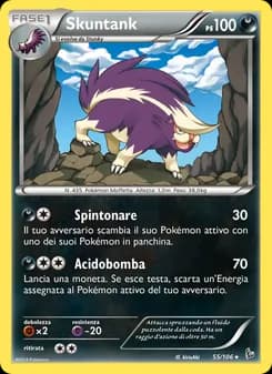 Skuntank card in Italian