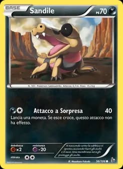 Sandile card in Italian
