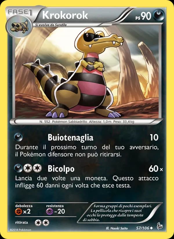 Krokorok card in Italian