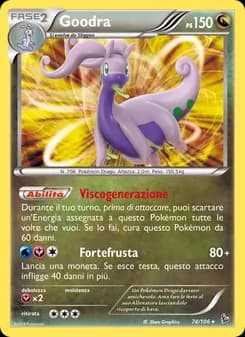 Goodra card in Italian