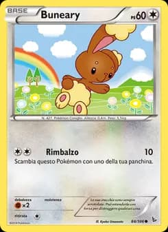 Buneary card in Italian