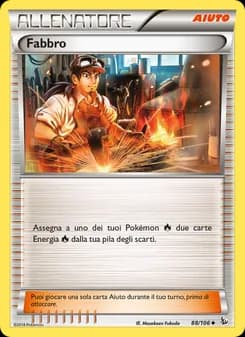 Fabbro card in Italian