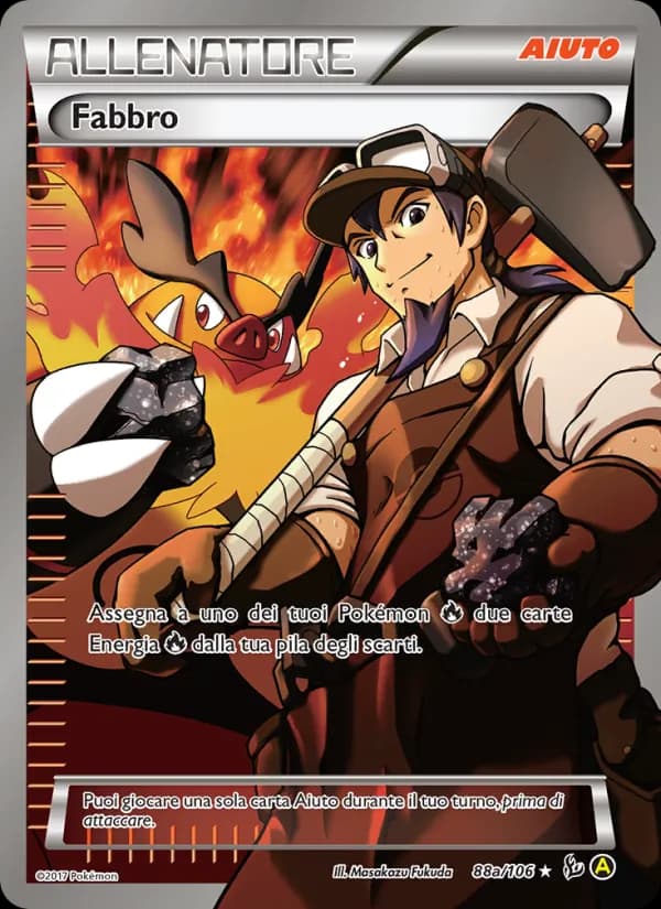 Fabbro card in Italian