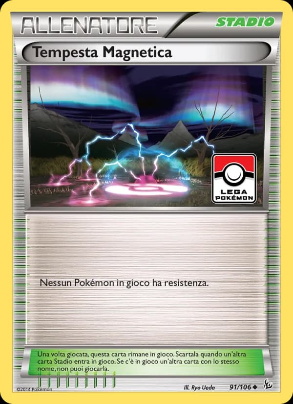 Tempesta Magnetica card in Italian