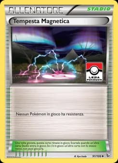 Tempesta Magnetica card in Italian