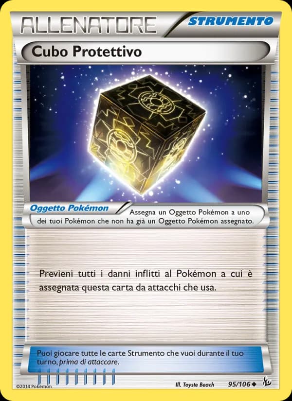 Cubo Protettivo card in Italian