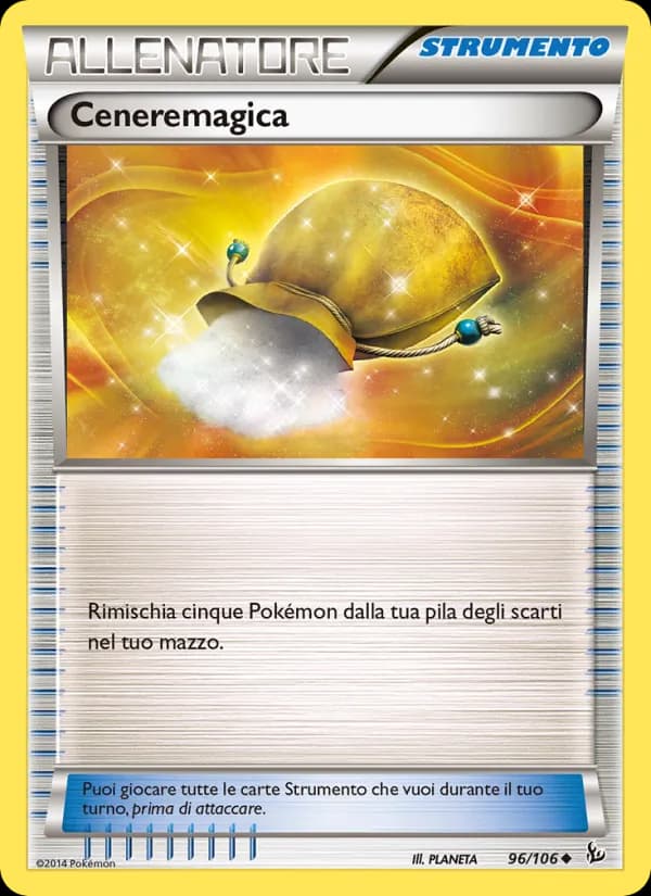 Ceneremagica card in Italian