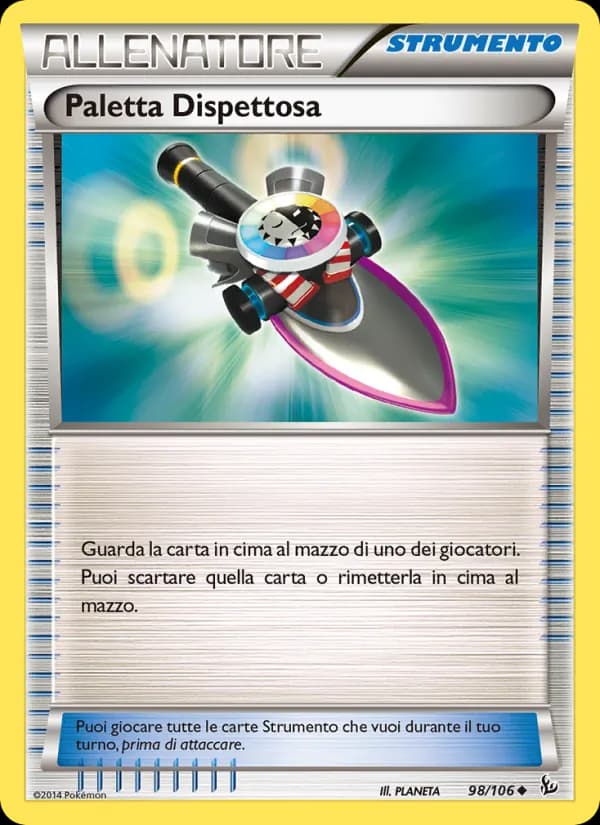 Paletta Dispettosa card in Italian