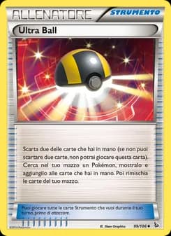 Ultra Ball card in Italian