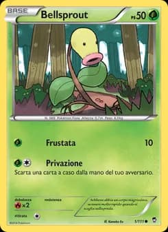 Bellsprout card in Italian
