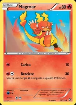 Magmar card in Italian