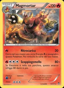 Magmortar card in Italian