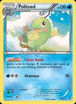 Politoed card in Italian
