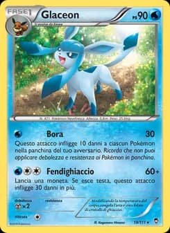 Glaceon card in Italian