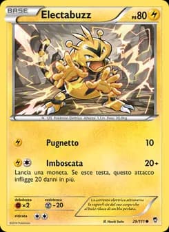 Electabuzz card in Italian