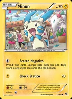 Minun card in Italian