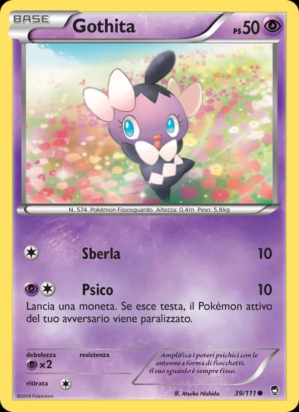 Gothita card in Italian