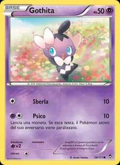 Gothita card in Italian