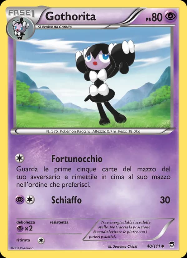 Gothorita card in Italian