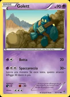 Golett card in Italian