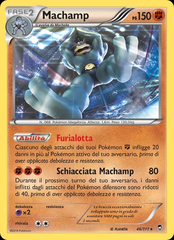 Machamp card in Italian