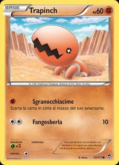 Trapinch card in Italian