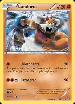 Landorus card in Italian