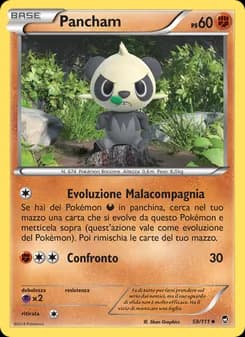 Pancham card in Italian