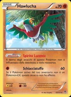 Hawlucha card in Italian